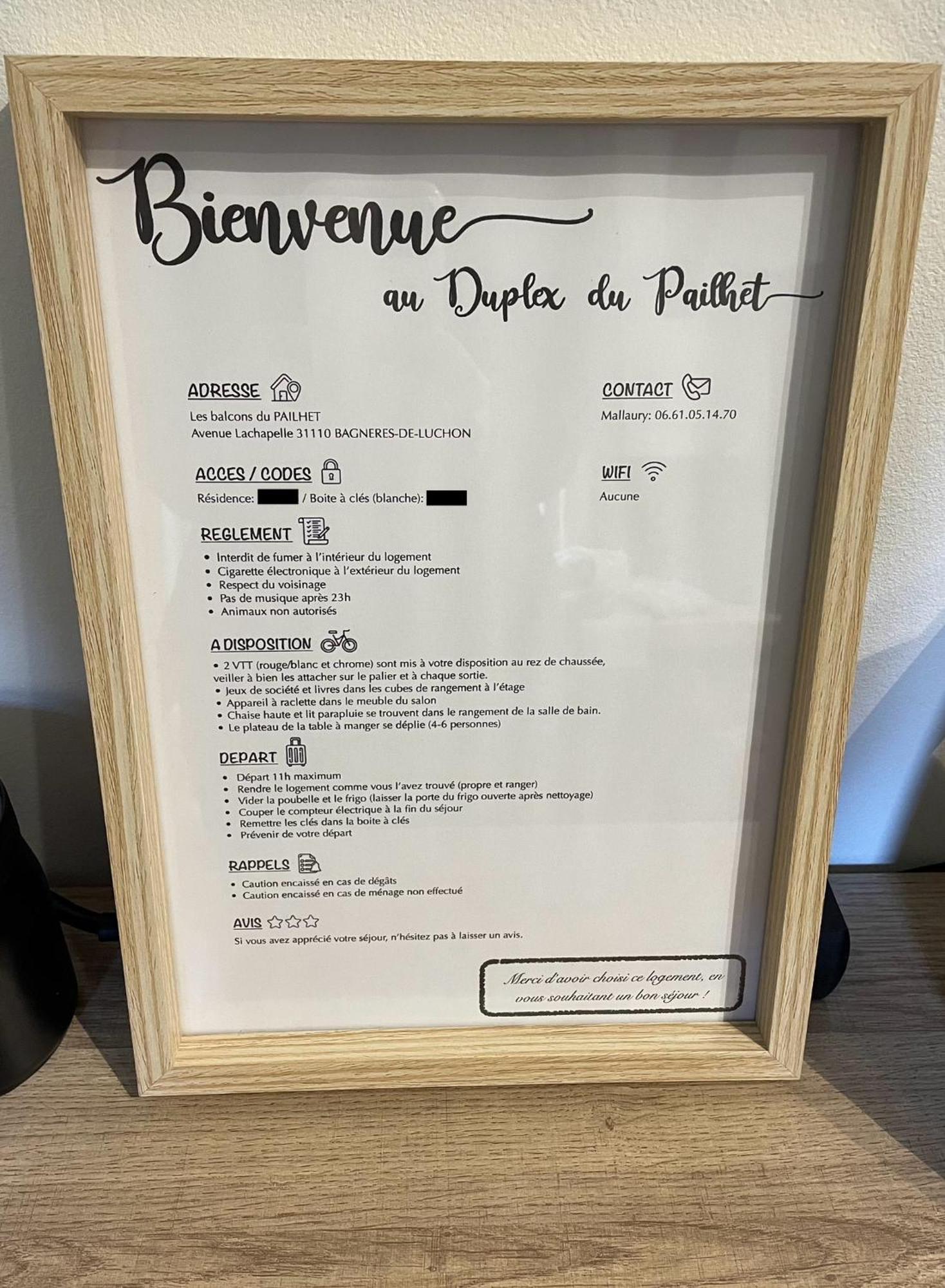 Duplex Du Pailhet, T3 Neuf, Vue Montagne, Parking, Navette Et 2 Velos A Disposition Gratuitement Bagnères-de-Luchon Eksteriør billede